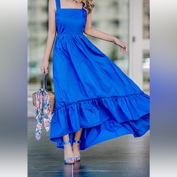 Who What Wear Dresses & Skirts - Who What Wear High Low Blue Dress